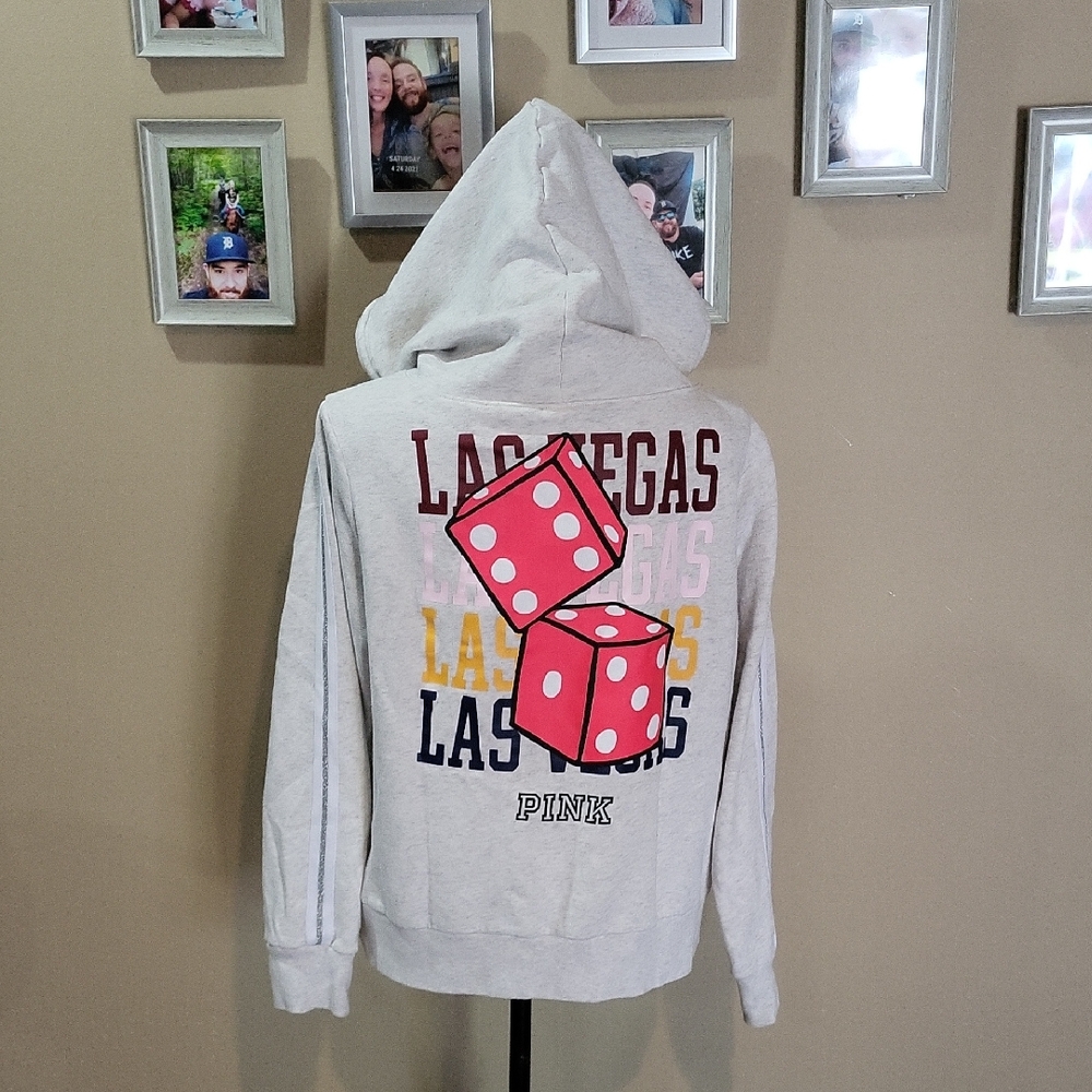 Victoria's Secret PINK Las Vegas Hoodie with Dice Graphic